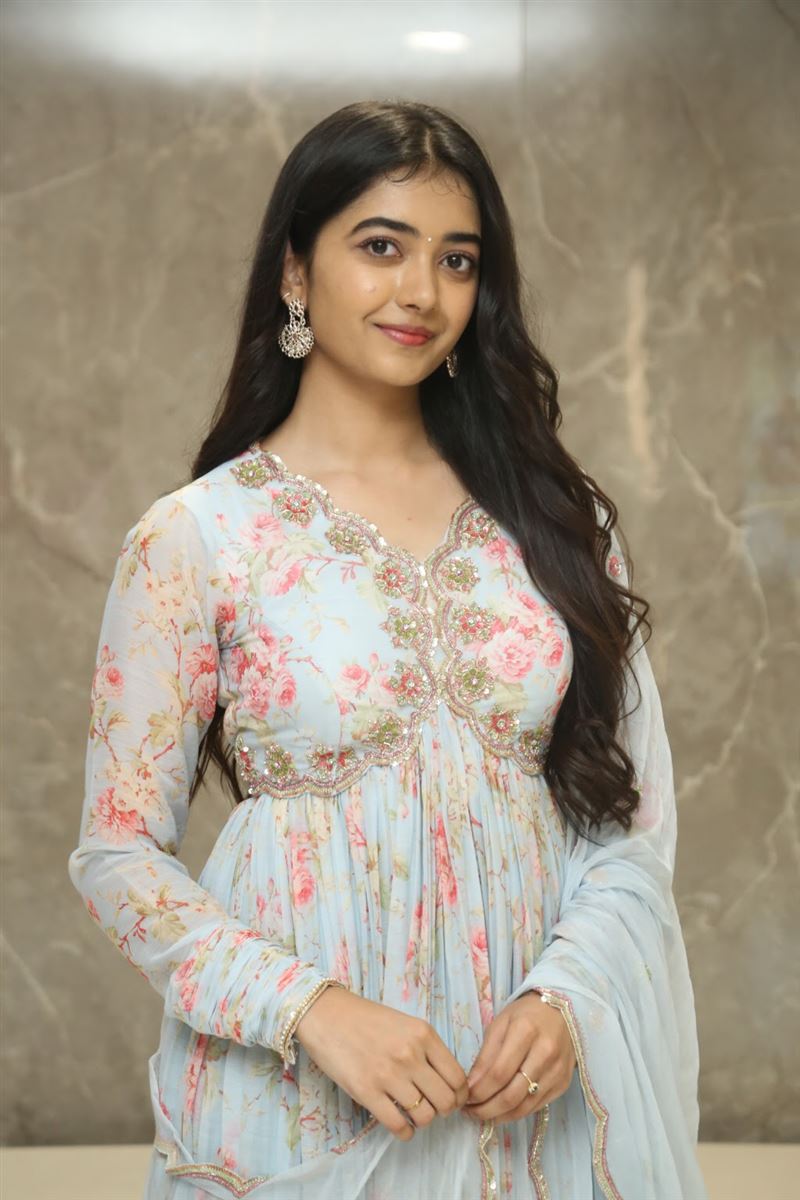 Telugu Actress Preethi Pagadala at Pathangi Movie Teaser Launch